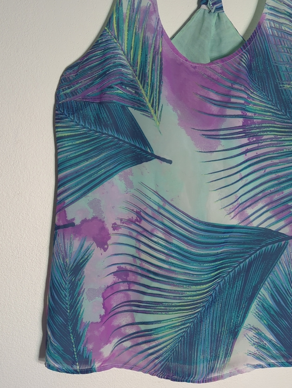 Old Navy Womens Tank Top Lot of 3 Jewel Tone Blues Coastal Boho Flowy Medium - Picture 4 of 16